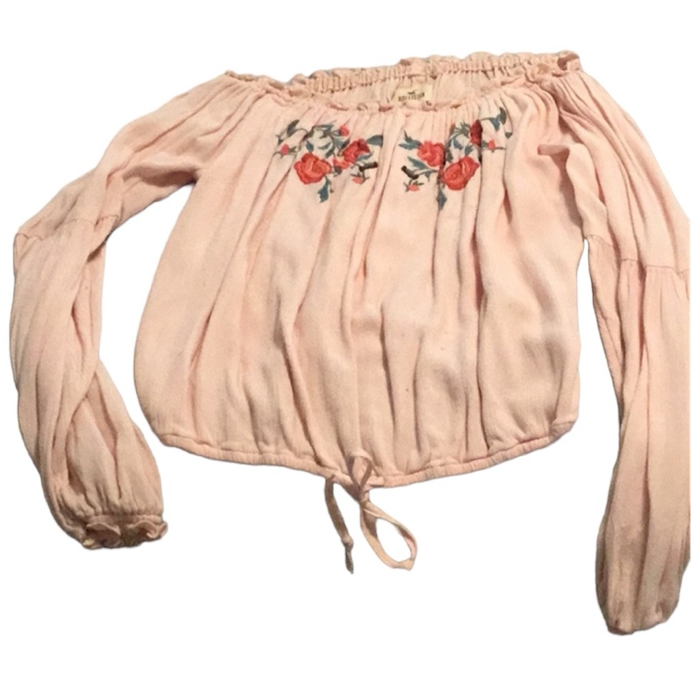 Hollister off the shoulder crop top